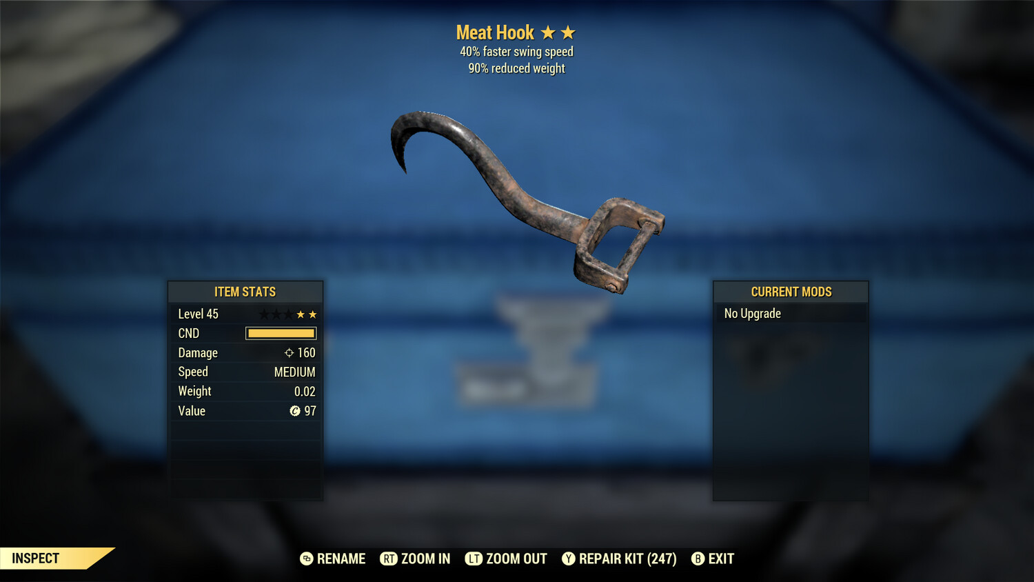 Legacy Perkless SS/90 Meat Hook