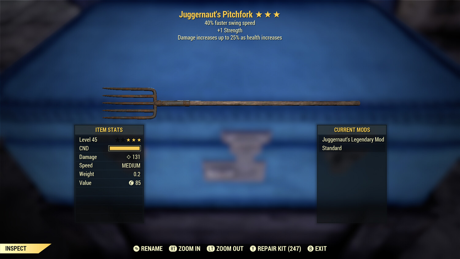 Juggernaut SS/1S Pitchfork