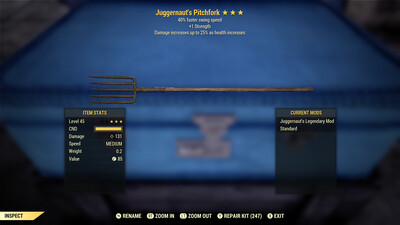 Juggernaut SS/1S Pitchfork