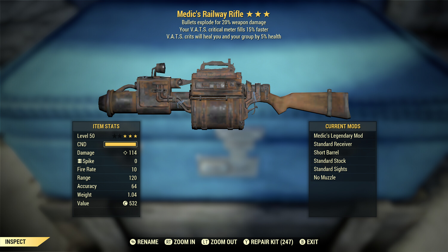 Medics Explosive 15 Railway Rifle