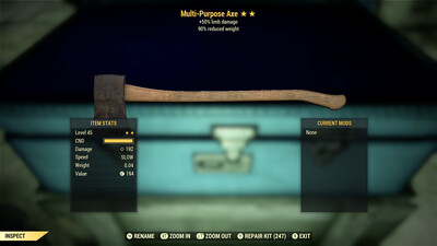 Legacy Perkless 50L/90 Axe