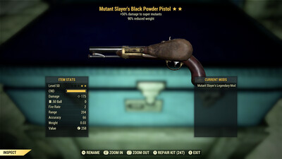 Legacy Perkless Mutant Slayer 90 Black Powder Pistol
