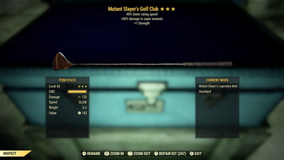 Mutant Slayers SS/1S Golf Club