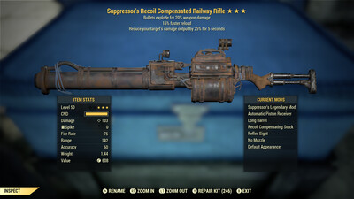 Suppressor Explosive 15r Railway Rifle