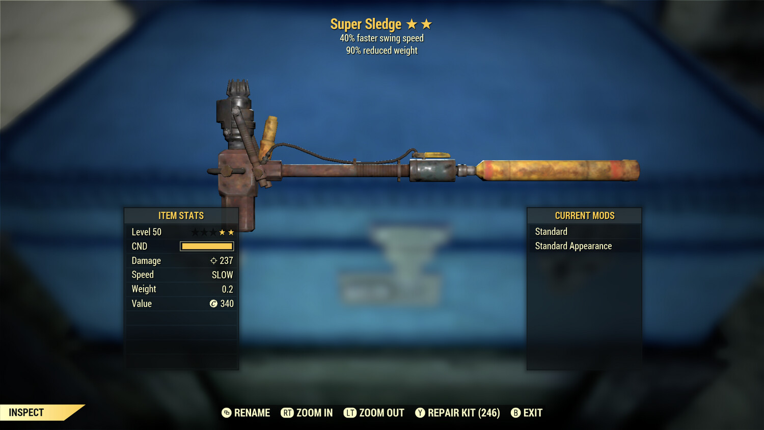 Legacy Perkless SS/90 Super Sledge