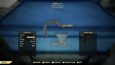 Legacy Perkless SS/90 Sickle