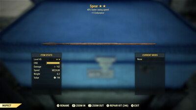 Legacy Perkless SS/1S Spear
