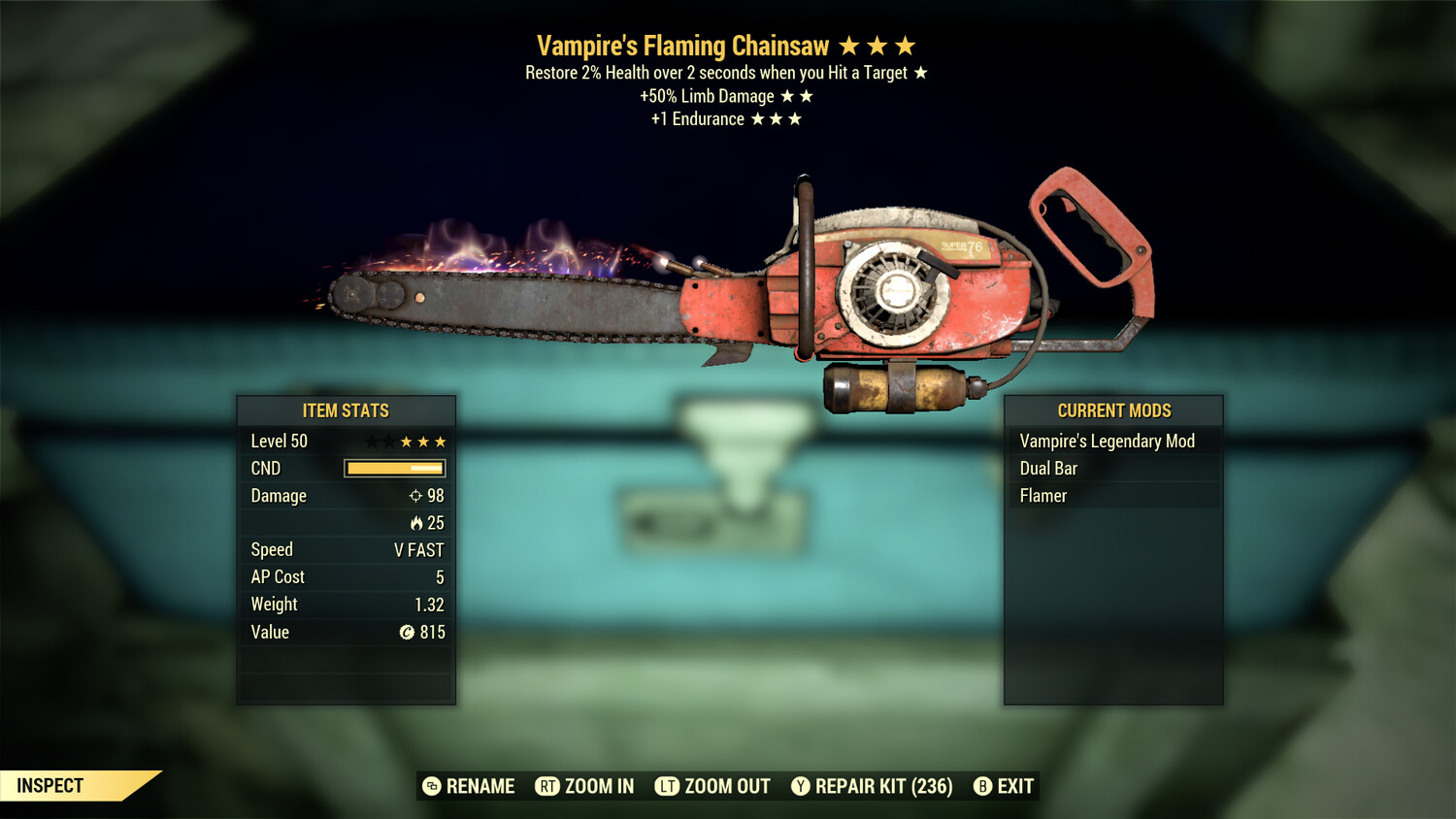 Vampire 50L/1E Chainsaw