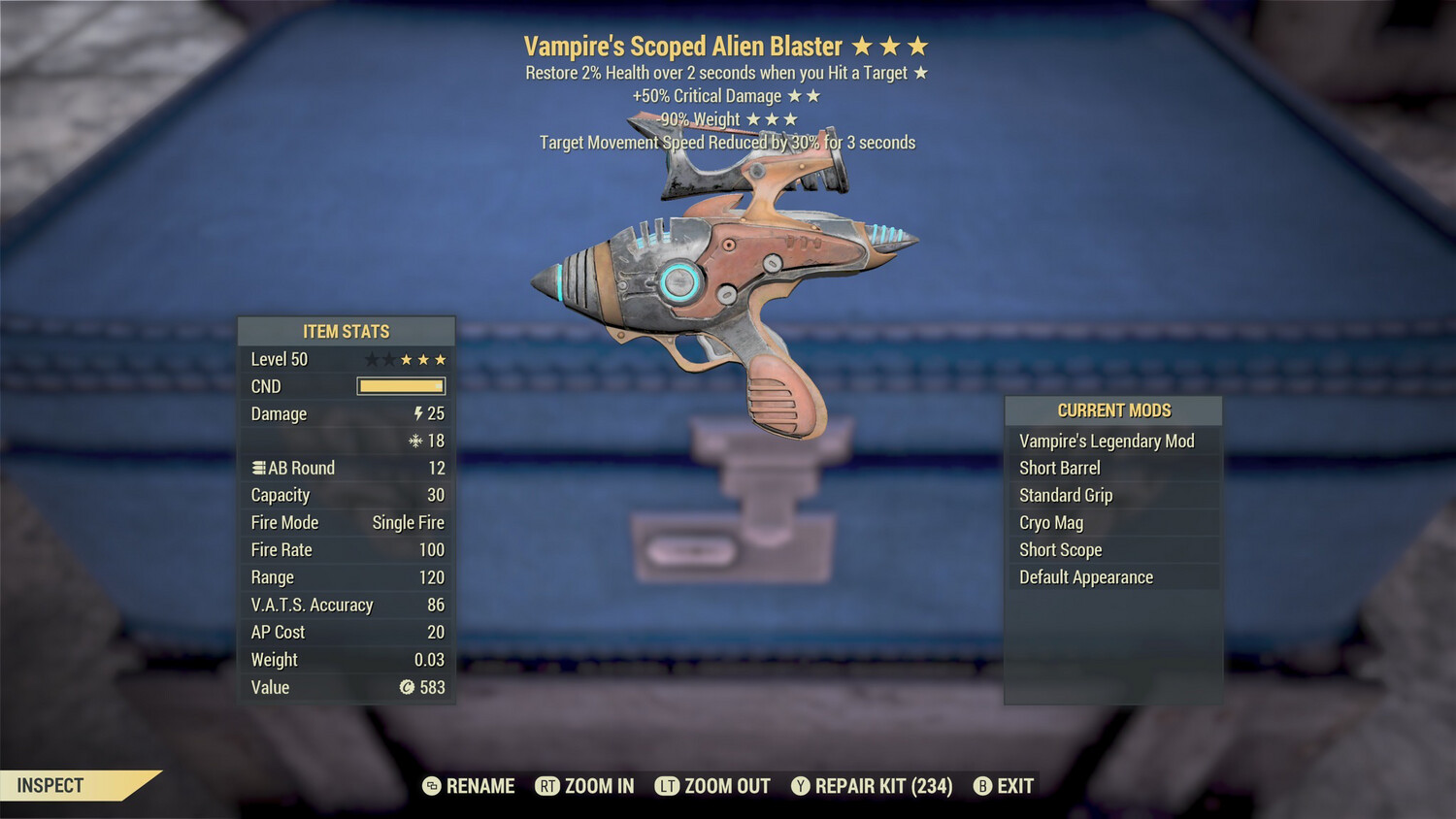 Vampire 50/90 Alien Blaster