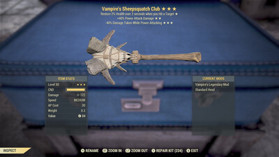 Vampire 40/40 Sheepsquatch Club