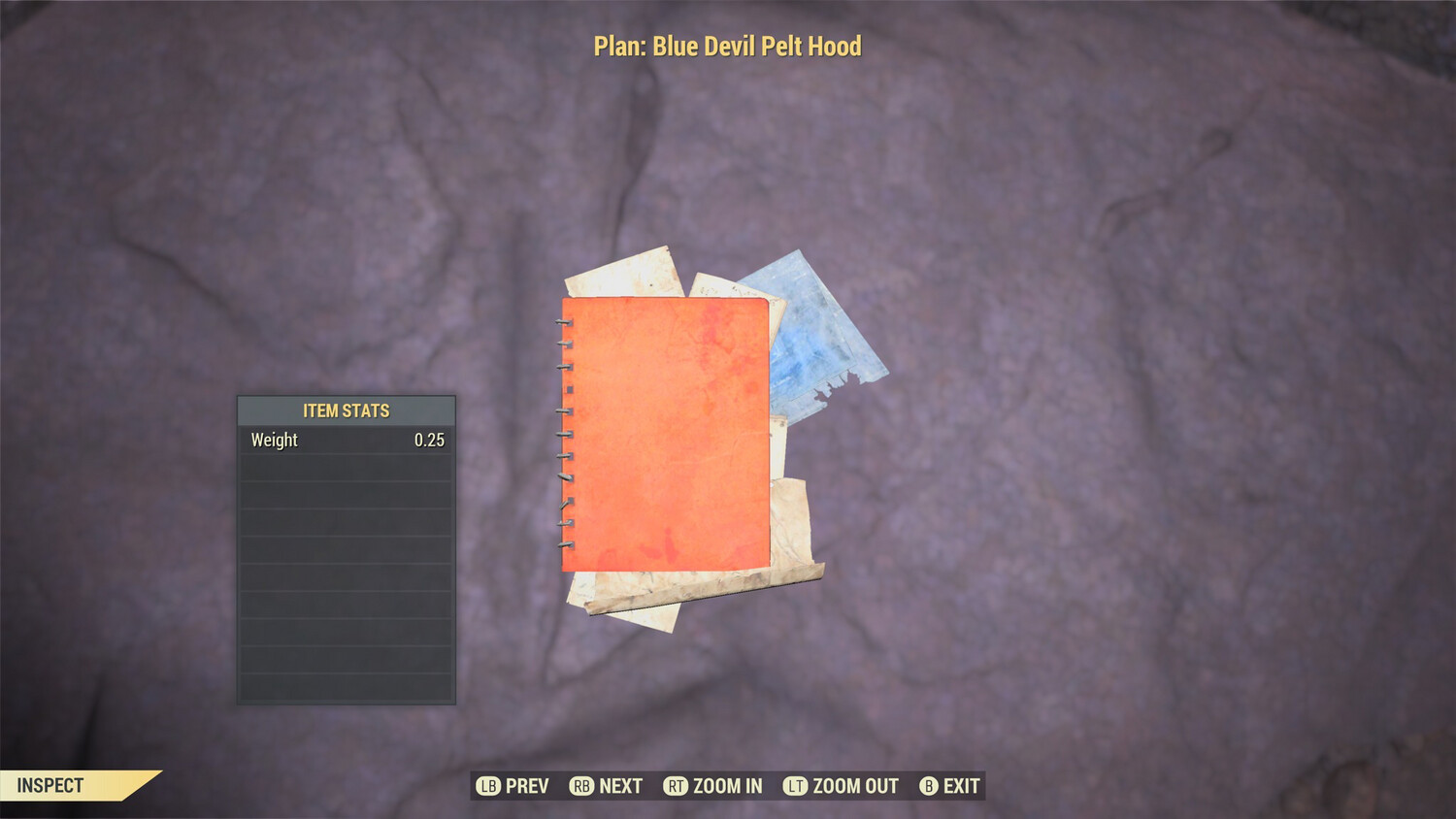 Blue Devil Pelt Hood