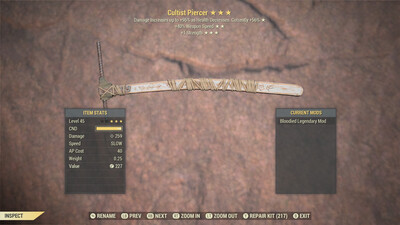 Cultist Piercer (standard Perks)