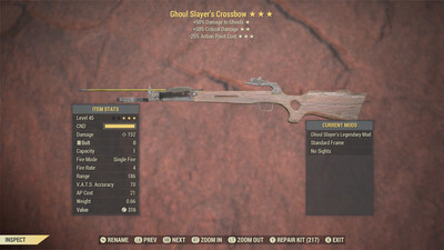 Ghoul Slayers 50/25 Crossbow
