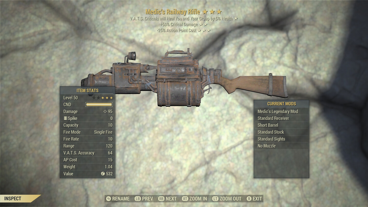 Medics 50/25 Railway Rifle