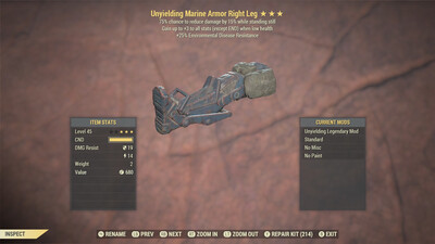Unyielding EDR/Sentinel Marine RL
