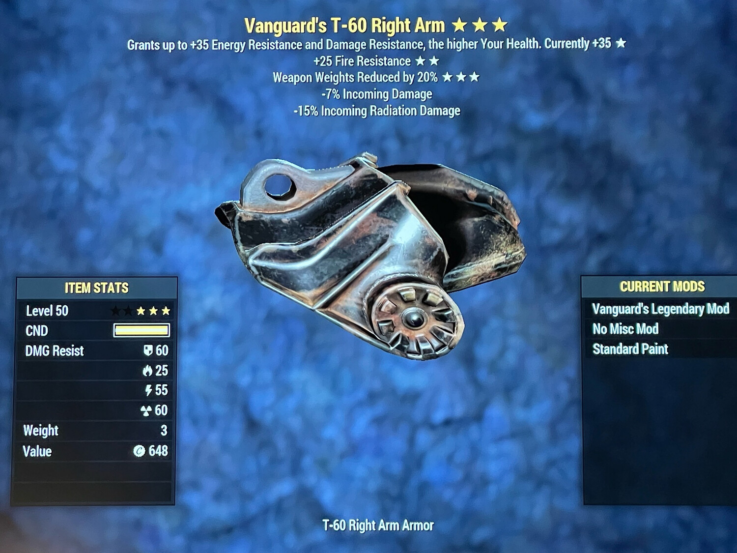 Vanguard FR WWR T60 RA