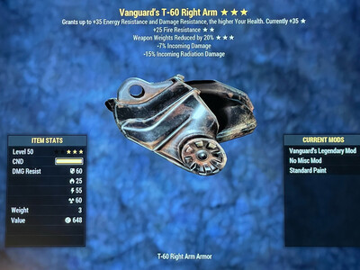 Vanguard FR WWR T60 RA