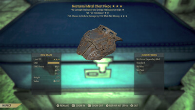 Nocturnal Fire/Sentinel Metal Torso