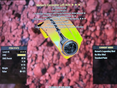 Mutant Explosive Sentinel Excavator LA