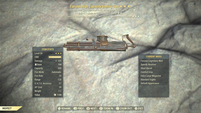 Furious Explosive/Stealth Gatling Gun