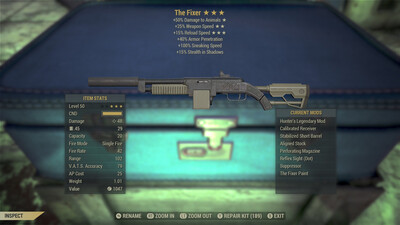 The Fixer: Hunters 25/15r