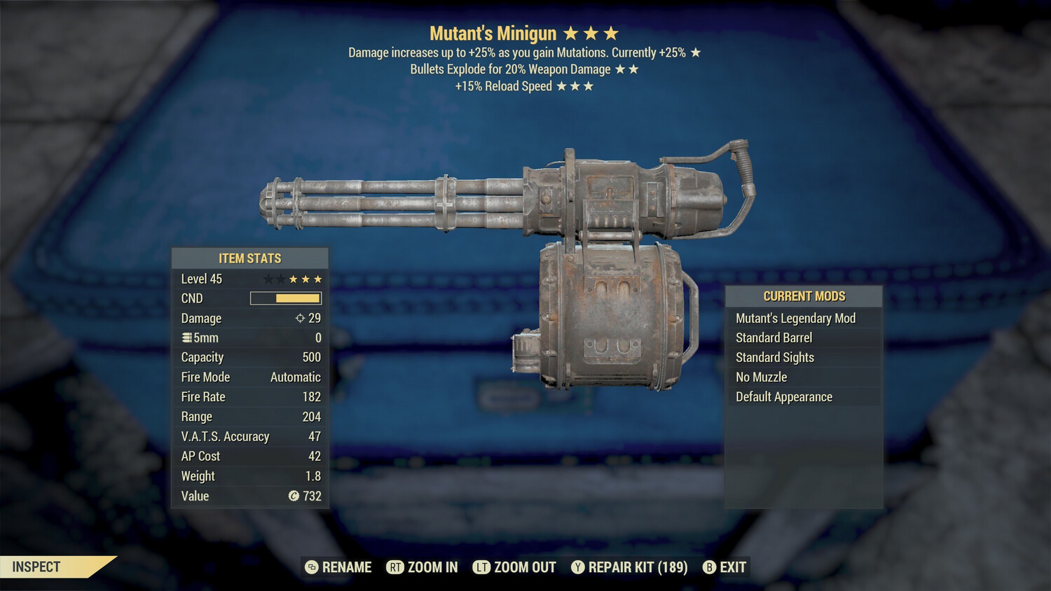 Mutant Explosive 15r Minigun