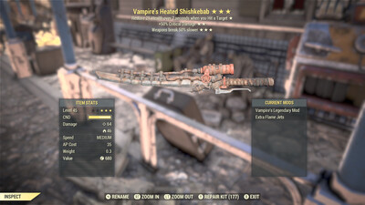 Vampire 50/Durability Shishkebob