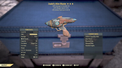 Zealots 25/25 Alien Blaster