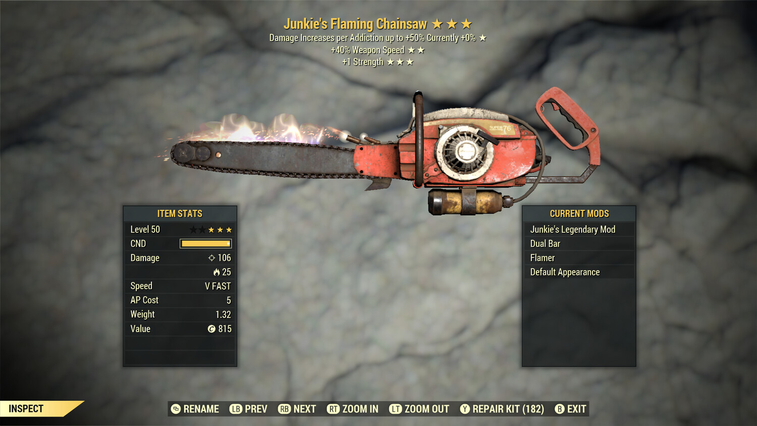 Junkie SS/1S Chainsaw