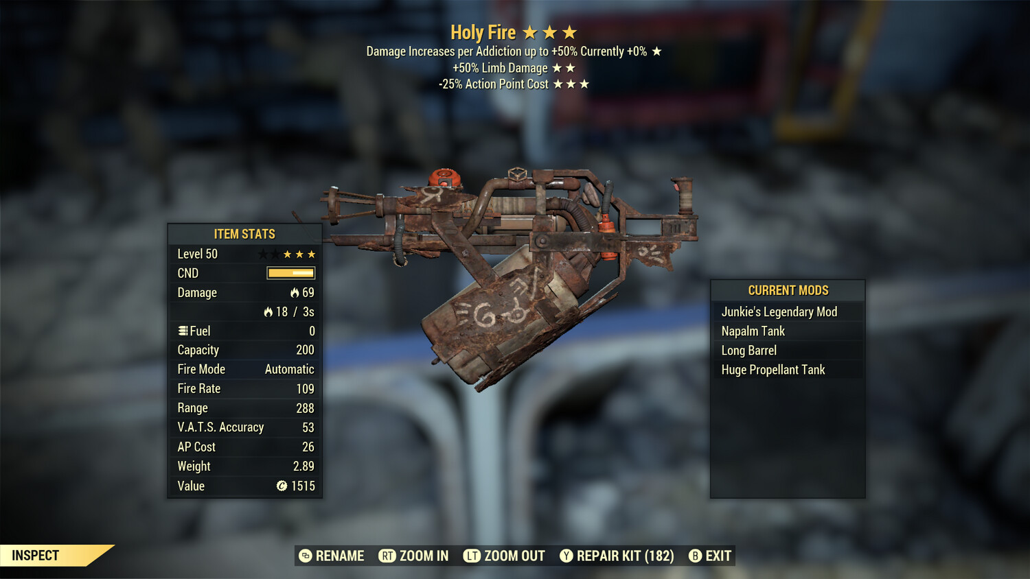 Junkie 50L/25 Holy Fire