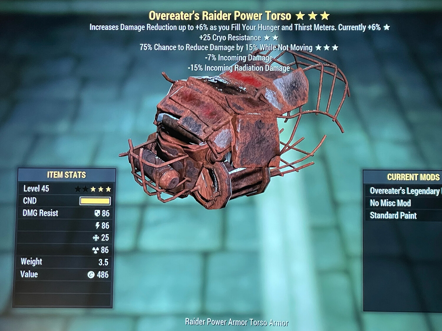 Overeaters Cryo Sentinel Raider Torso