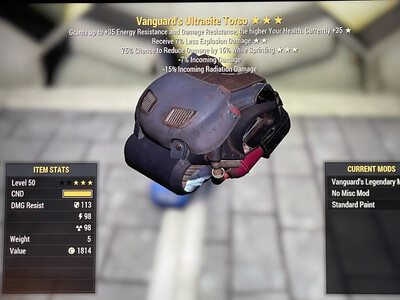 Vanguard Explosive Cavalier Ultracite Torso