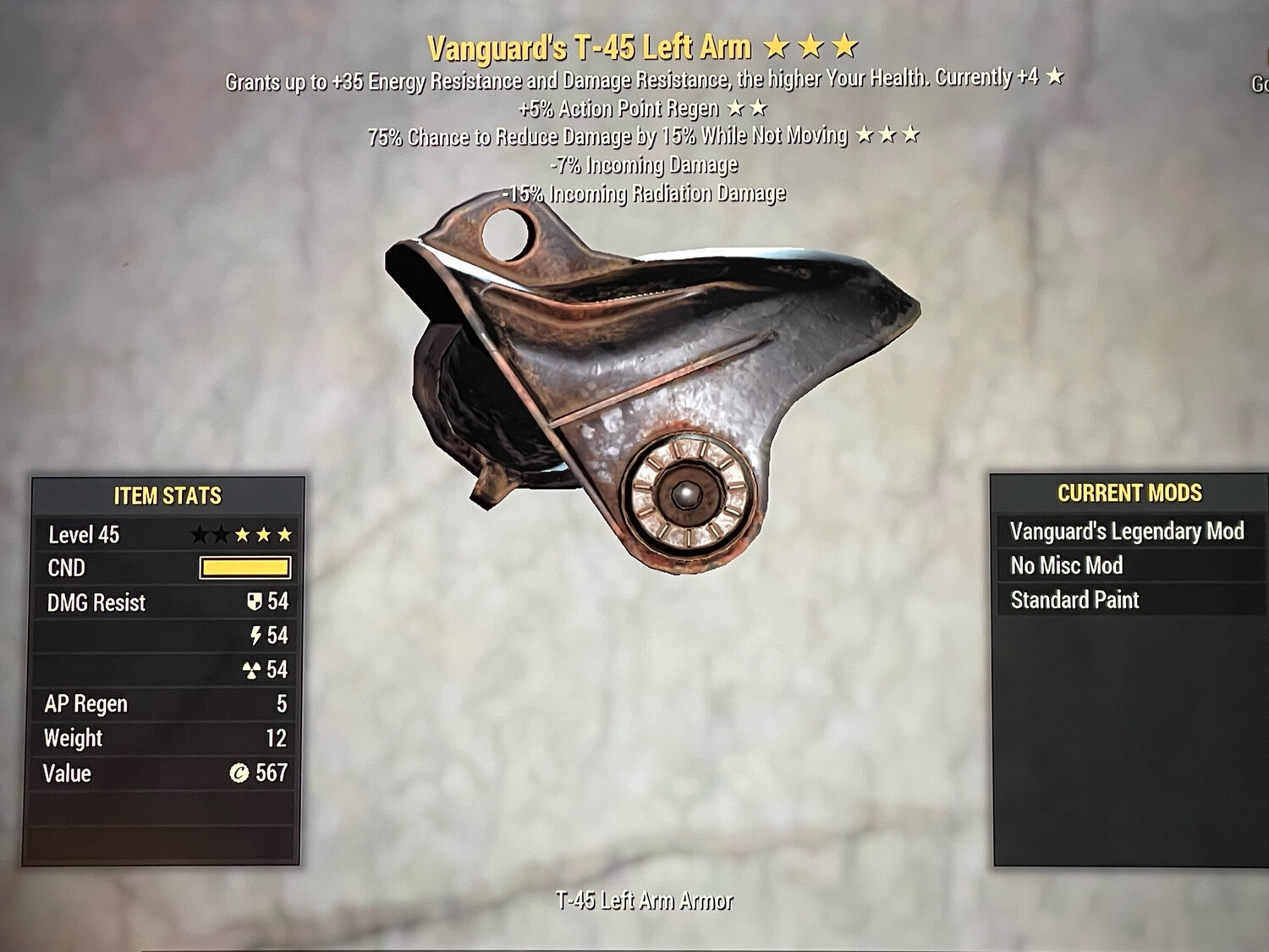 Vanguard AP Sentinel T45 LA