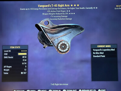 Vanguard AP WWR T45 RA