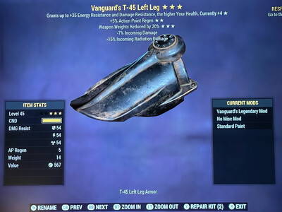 Vanguard AP WWR T45 LL