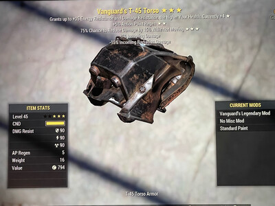 Vanguard AP Sentinel T45 Torso