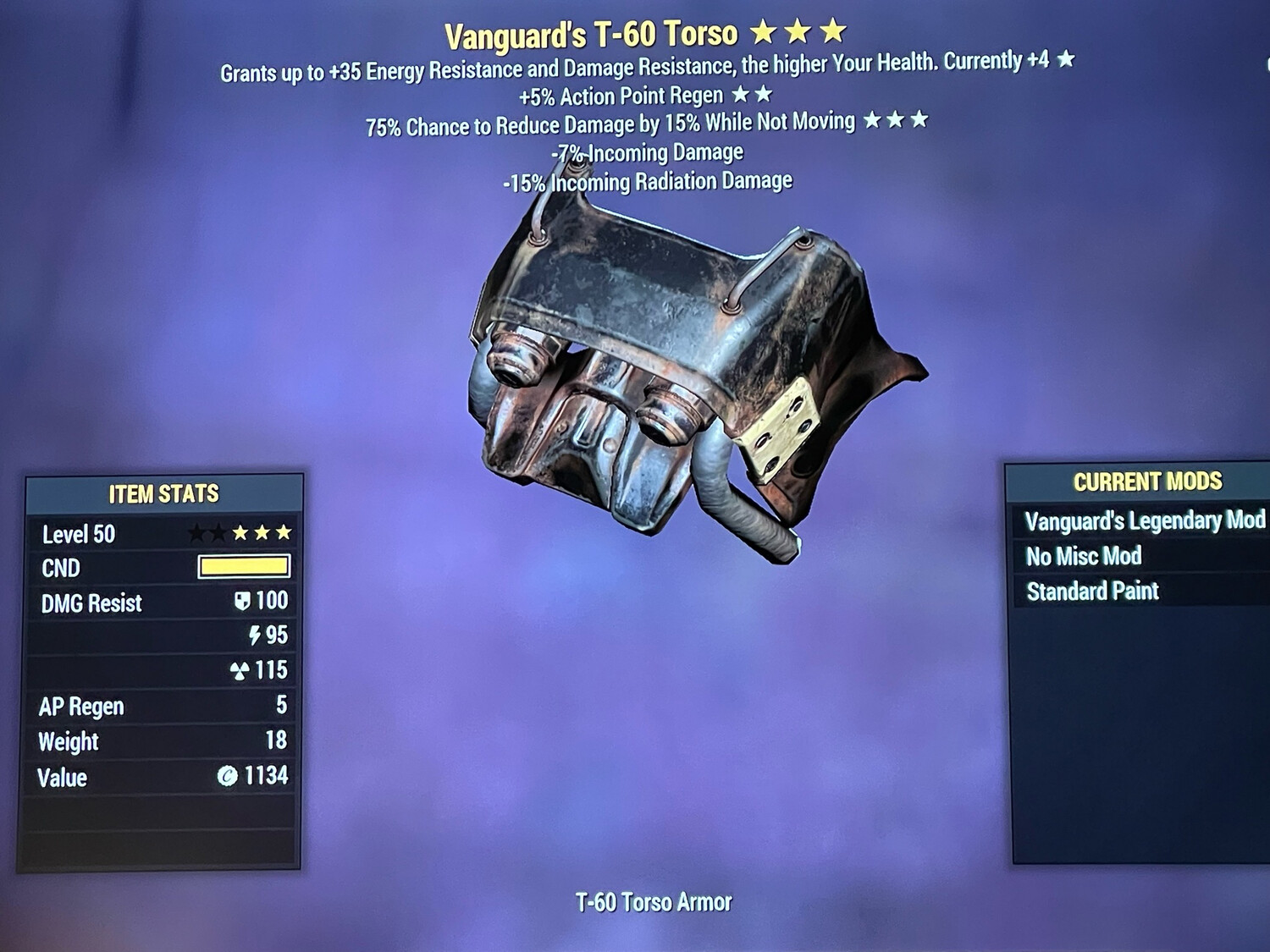 Vanguard AP Sentinel T60 Torso