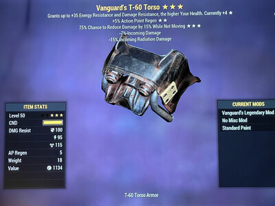 Vanguard AP Sentinel T60 Torso