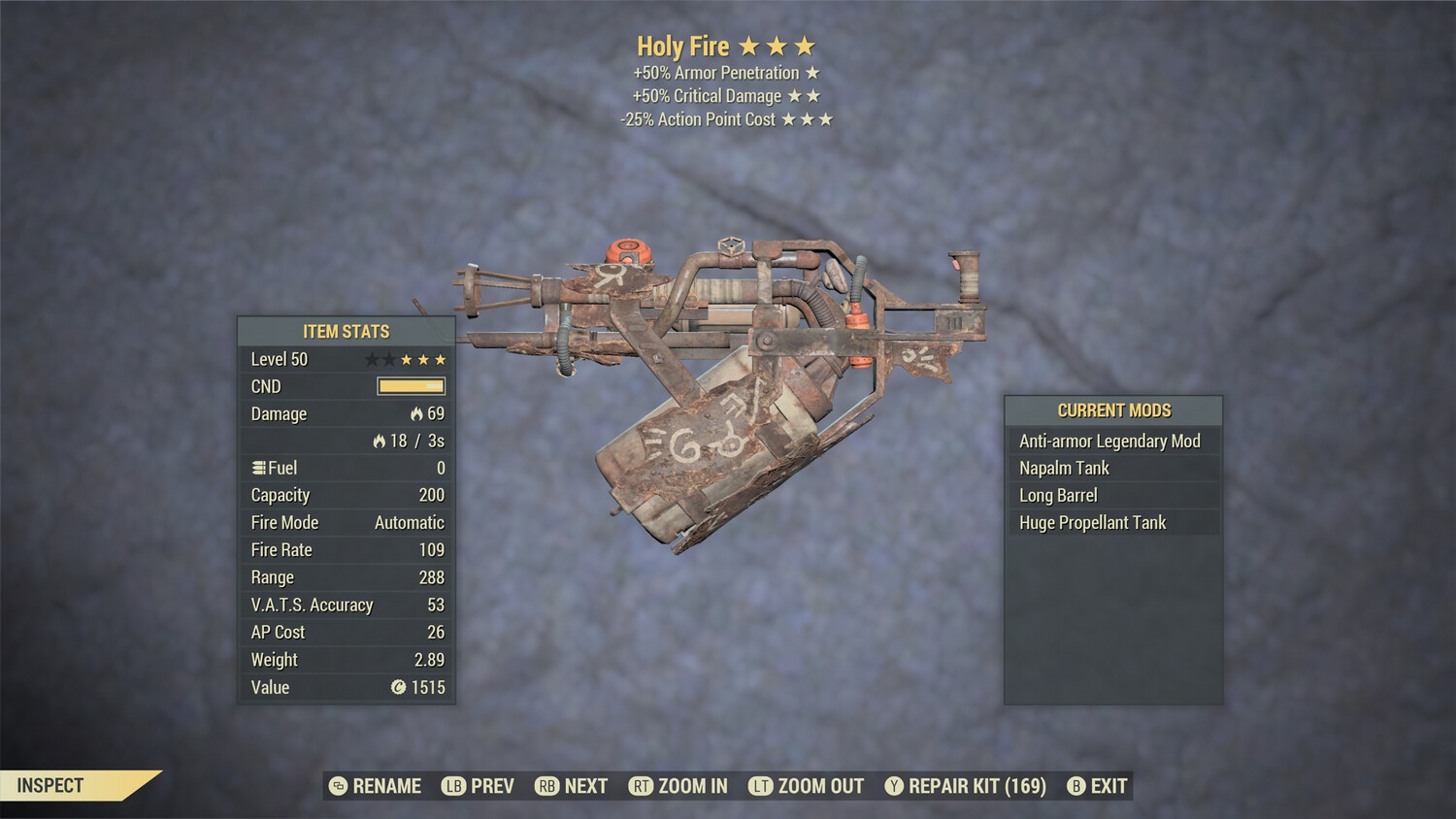 Anti Armor 50/25 Holy Fire