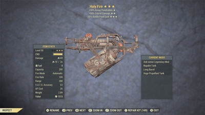 Anti Armor 50/25 Holy Fire