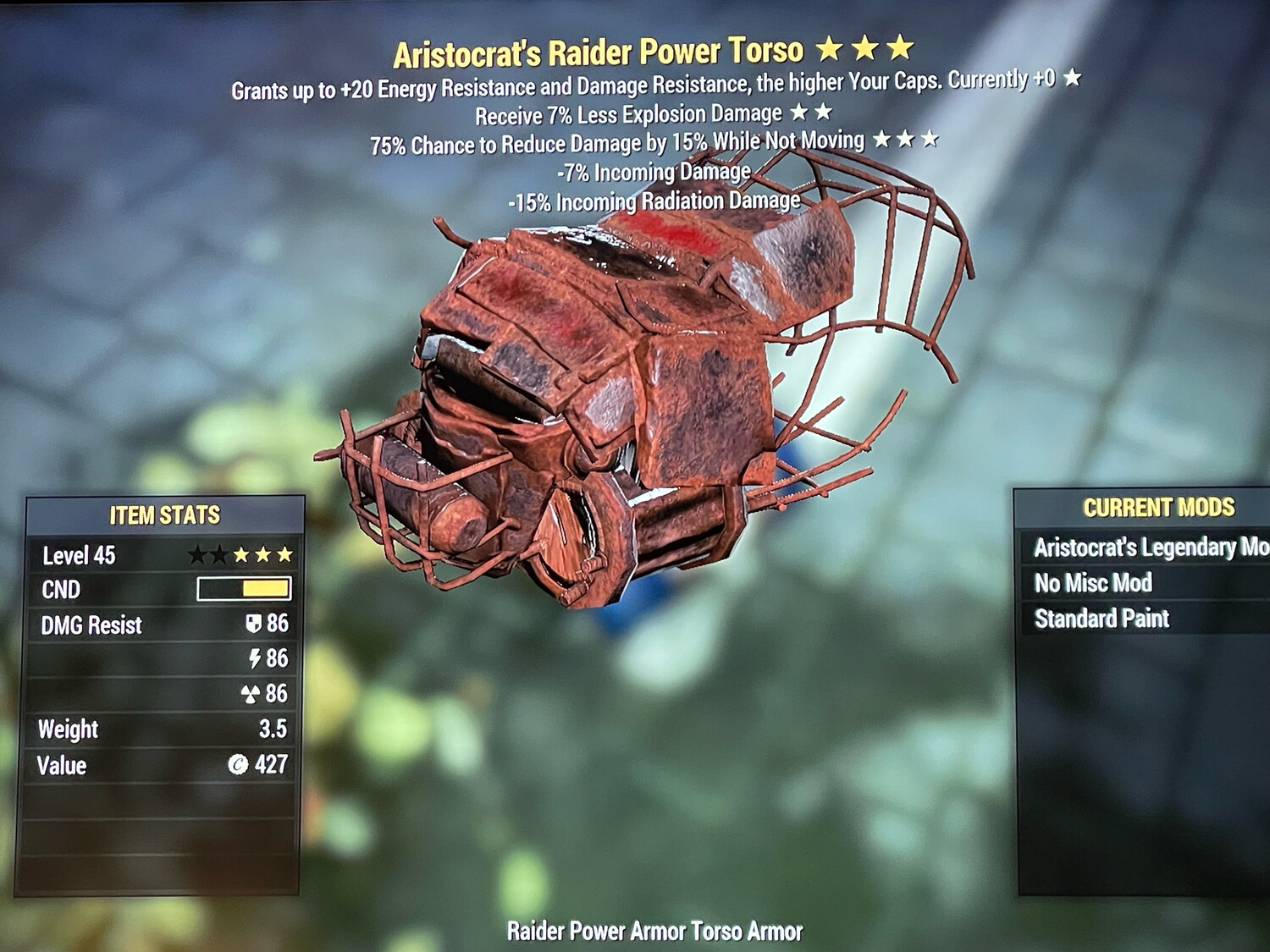 Aristocrat Explosive Sentinel Raider Torso