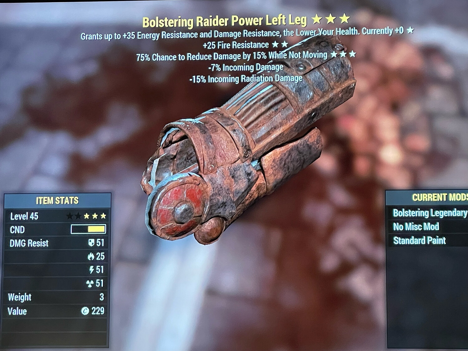 Bolstering FR Sentinel Raider LL