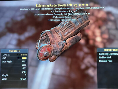 Bolstering FR Sentinel Raider LL