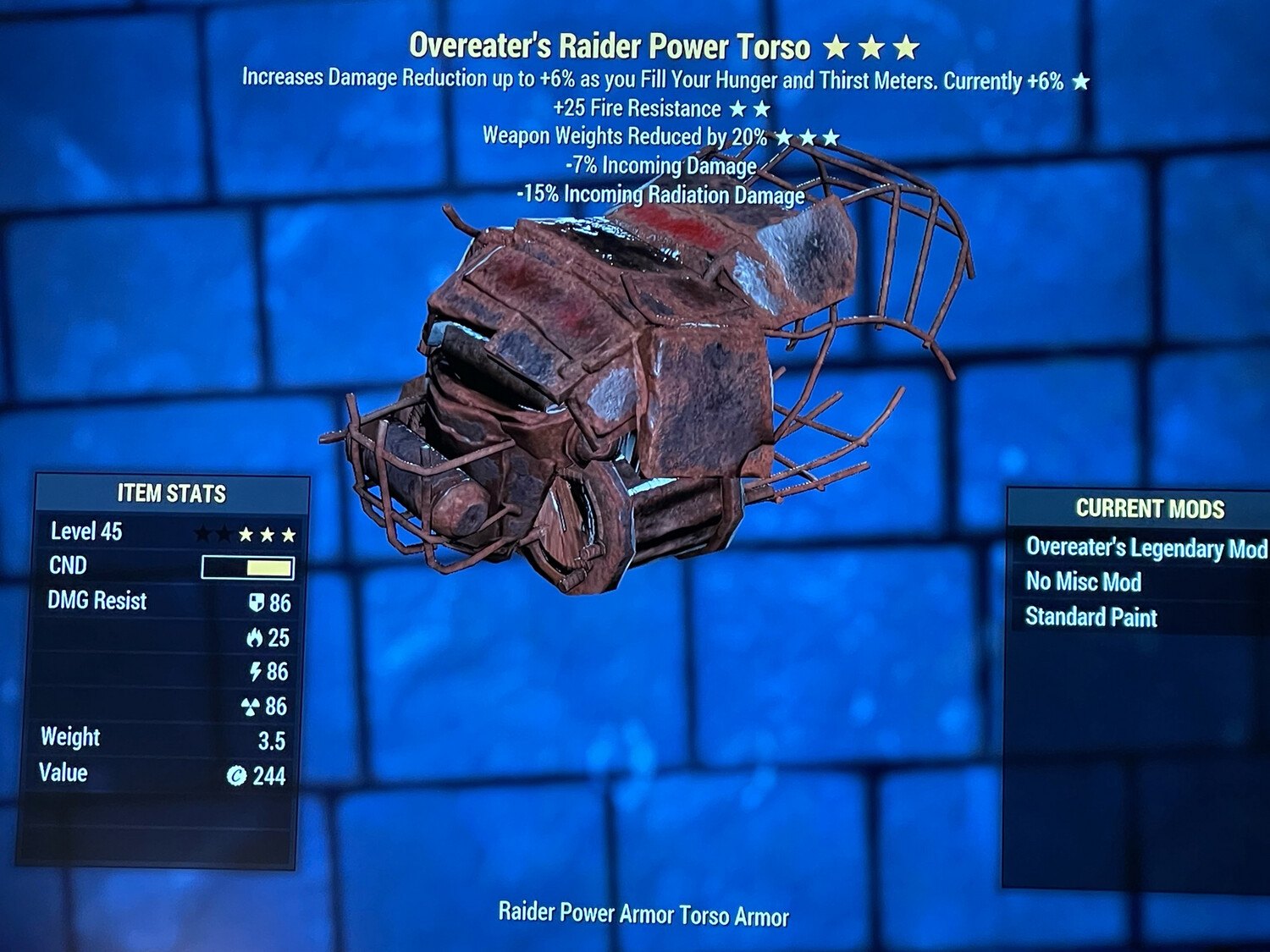 Overeaters FR WWR Raider Torso