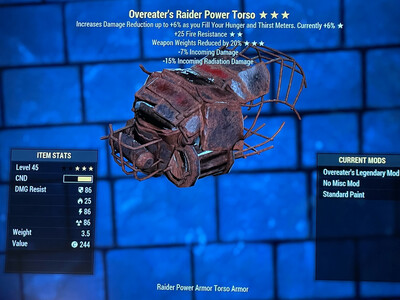 Overeaters FR WWR Raider Torso