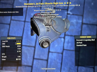 Overeaters 1S WWR Legacy Jetpack Ultracite RA