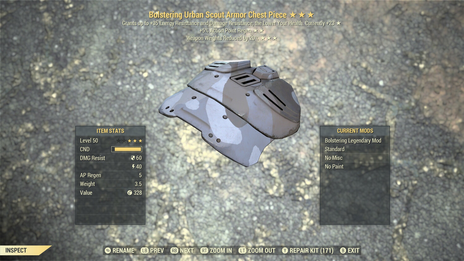 Bolstering AP WWR U Scout Torso