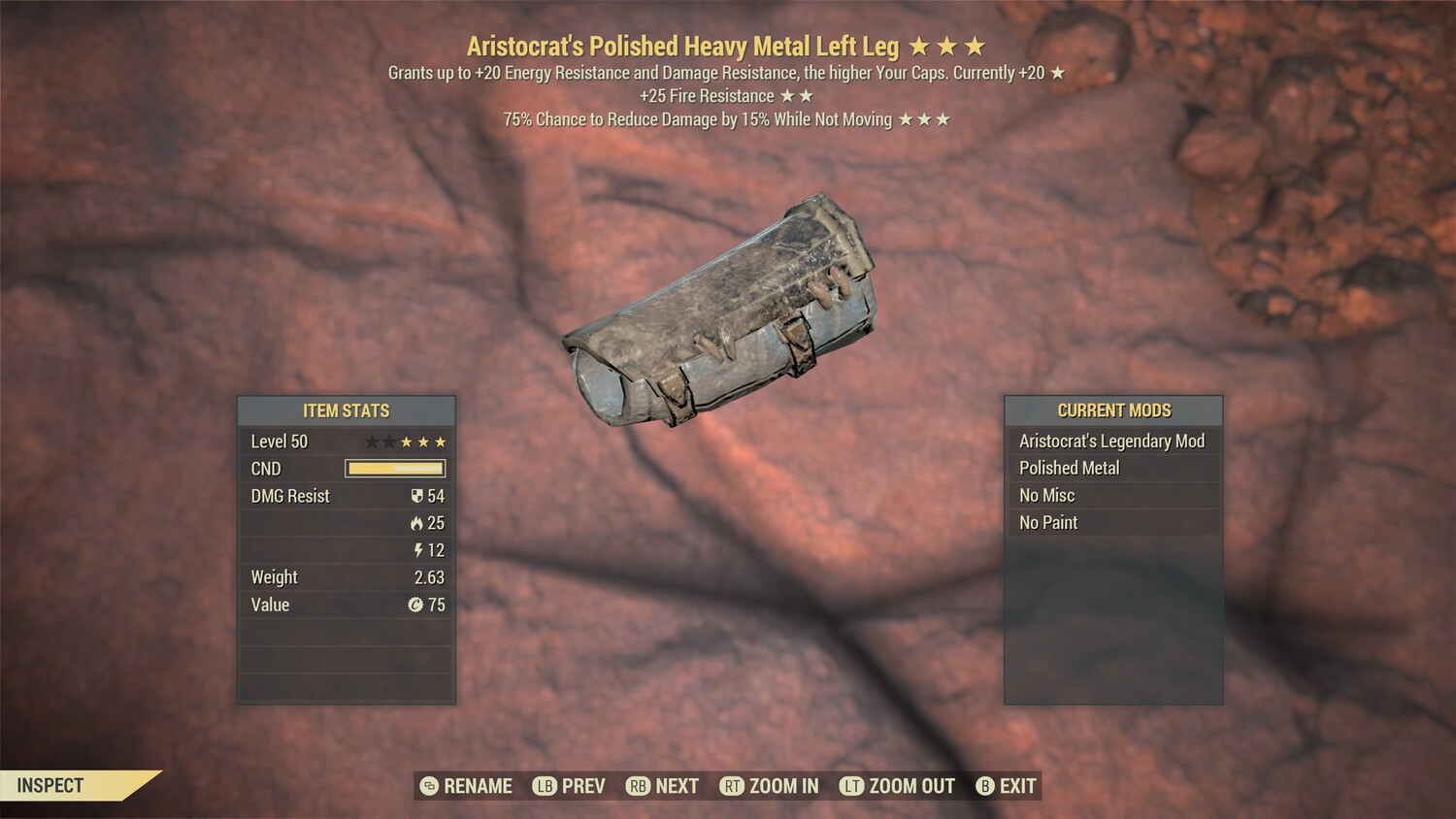 Aristocrat Fire Sentinel Metal LL