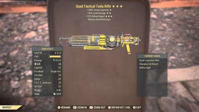 Legacy Quad 50L/15r Tesla Lobber