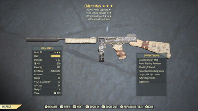 Quad 50/15r Elders Mark